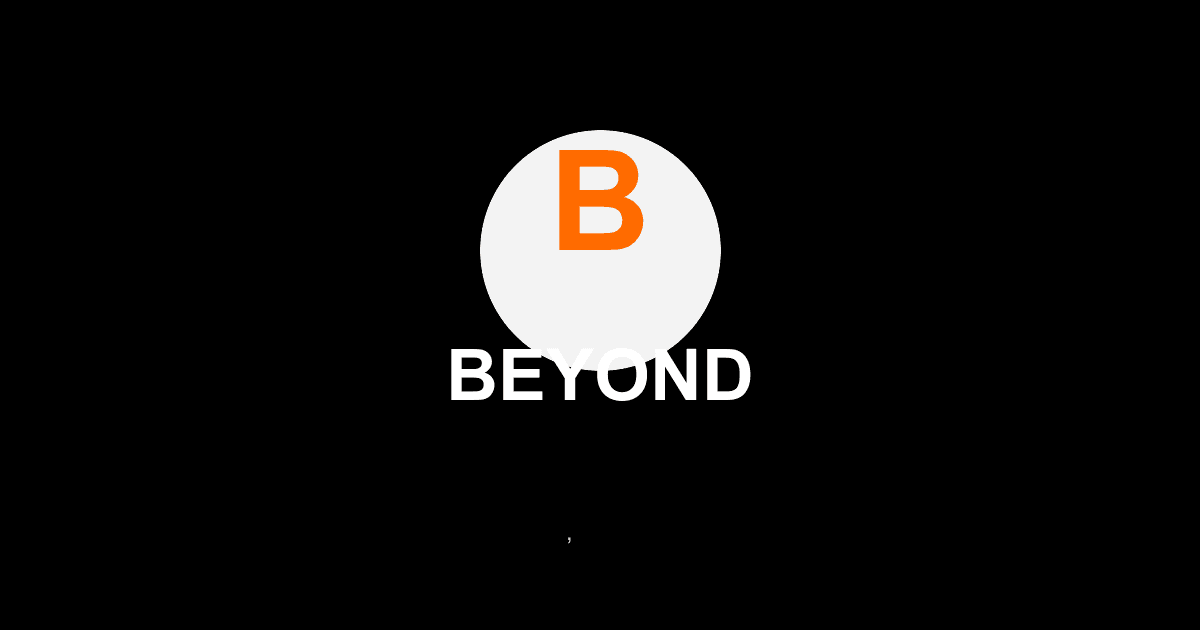 be-yond 실제 화면